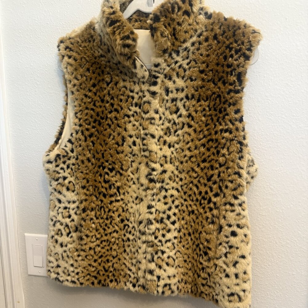 Leopard "like" Women Vest  XL